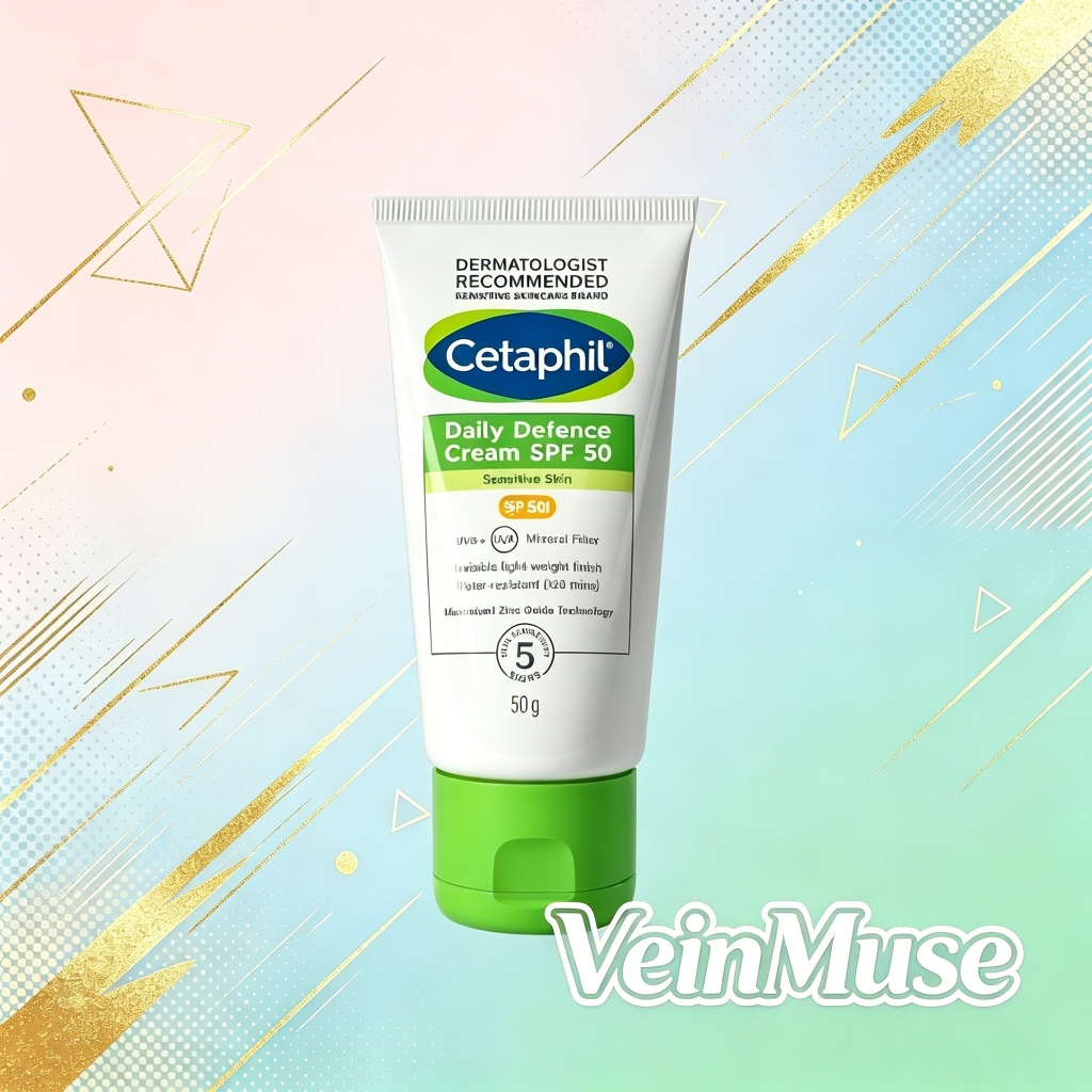 Cetaphil Daily Defence SPF50 Sunscreen 50g, Mineral Filter Sunscreen สําหรับผิวแพ้ง่าย