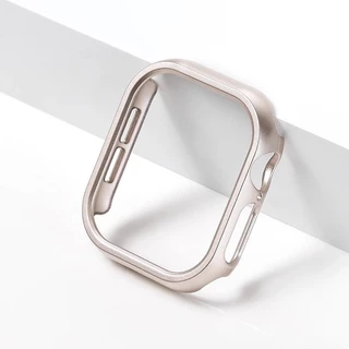 เคสขอบ PVC ครึ่งหุ้มสำหรับ Apple Watch 46mm 49mm 45mm 44mm 42mm 41mm 40mm Series 4-11 SE Ultra – เคสขอบบางเฉียบ ป้องกันรอยขีดข่วน