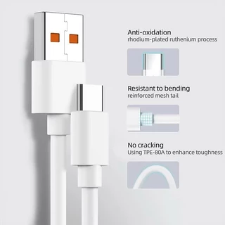 Xiaomi 67W ชุดชาร์จ | สาย USB Type-C (1m) + อะแดปเตอร์ชาร์จเร็ว สำหรับ Xiaomi, Redmi, Poco รองรับการชาร์จเร็ว 3.0 & 4.0