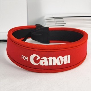 สายคล้องคอกว้างสีแดงสําหรับ Canon 7D 5D 6D II T7I T6S T6 T6I 77D 800D 750D 90D 850D