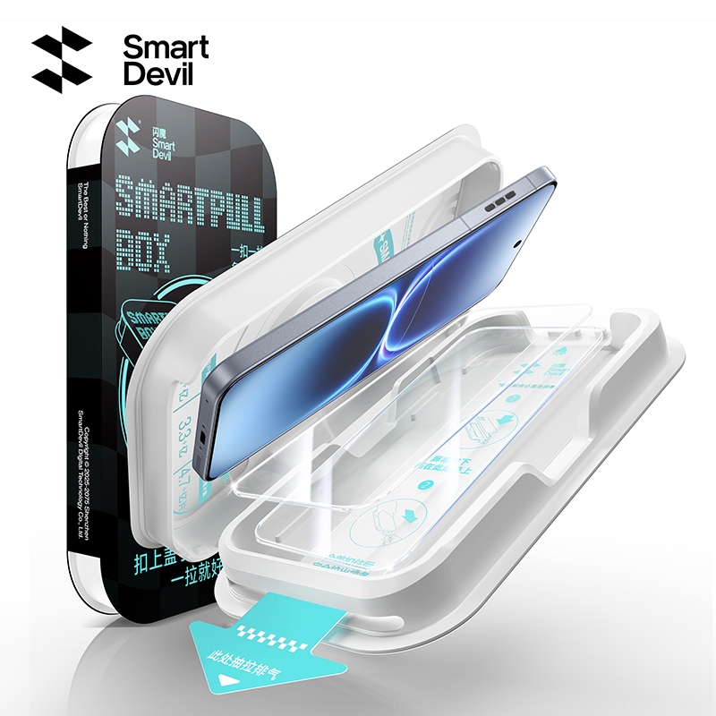 SmartDevil กล่องไร้ฝุ่นติดตั้งด่วน Corning HD กระจกนิรภัยสําหรับ iQOO 15 Ultra/15 Shatterproof Drop-Resistant หน้าจอเดิมรู้สึกครอบคลุมเต็มหน้าจอสัมผัสตอบสนอง
