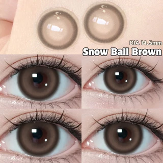 【 0.50 -4.00 】UYYAI x Freshlady คอนแทคเลนส์ตาโต Brown คอนแทคเลนส์ สีน้ำตาล ลูกตากว้าง คอนแทคเลนส์รายวัน 14.5มม.