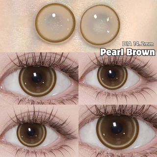 【 0.50 -4.00 】UYYAI x Freshlady คอนแทคเลนส์ตาโต Brown คอนแทคเลนส์ สีน้ำตาล ลูกตากว้าง คอนแทคเลนส์รายวัน 14.5มม.