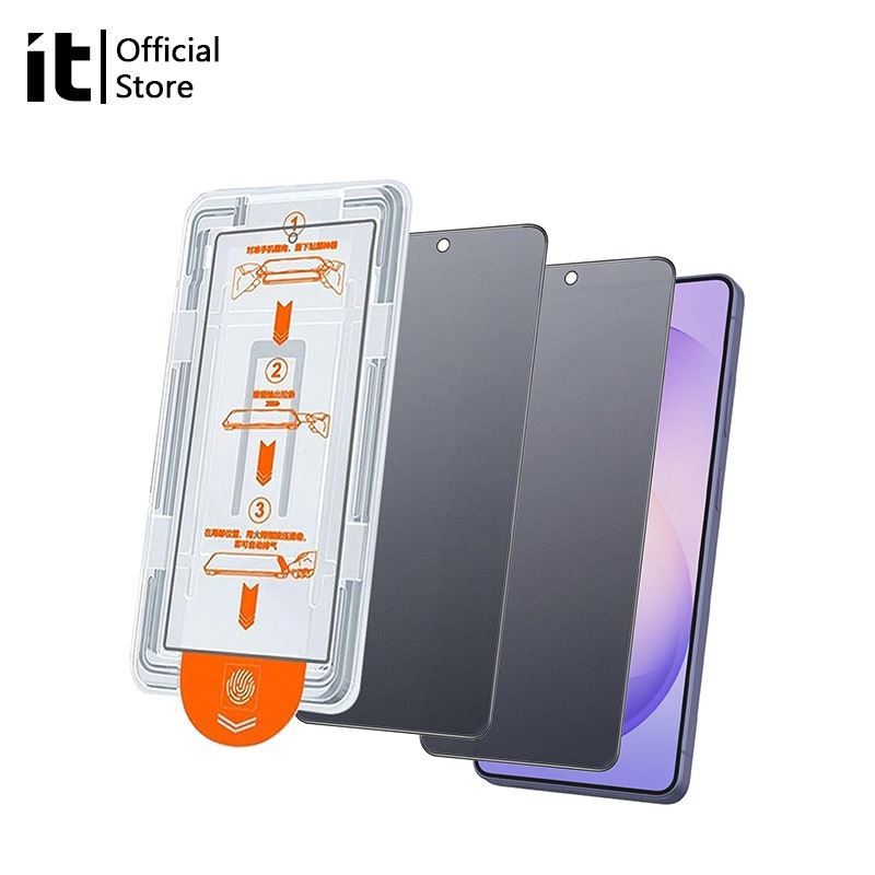 [it]สําหรับ Samsung Galaxy S26 Ultra S25 Ultra S24 Ultra Privacy Anti-Spy กระจกนิรภัยป้องกันหน้าจอพร้อมชุดติดตั้งง่าย, ความแข็ง 9H, รองรับ ID ลายนิ้วมือ