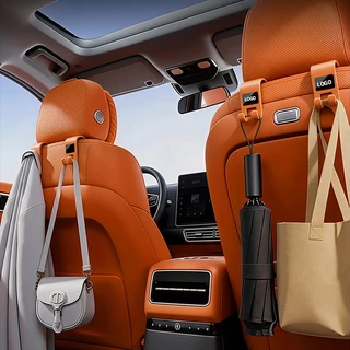 2Pcs Jaecoo Car เจคู คาร์ซีทมัลติฟังก์ชั่ตะขอที่นั่งกลับตกแต่งการจัดเก็บมัลติฟังก์ชั่ติดตั้งง่าย ใช้ได้กับรถทุกรุ่น