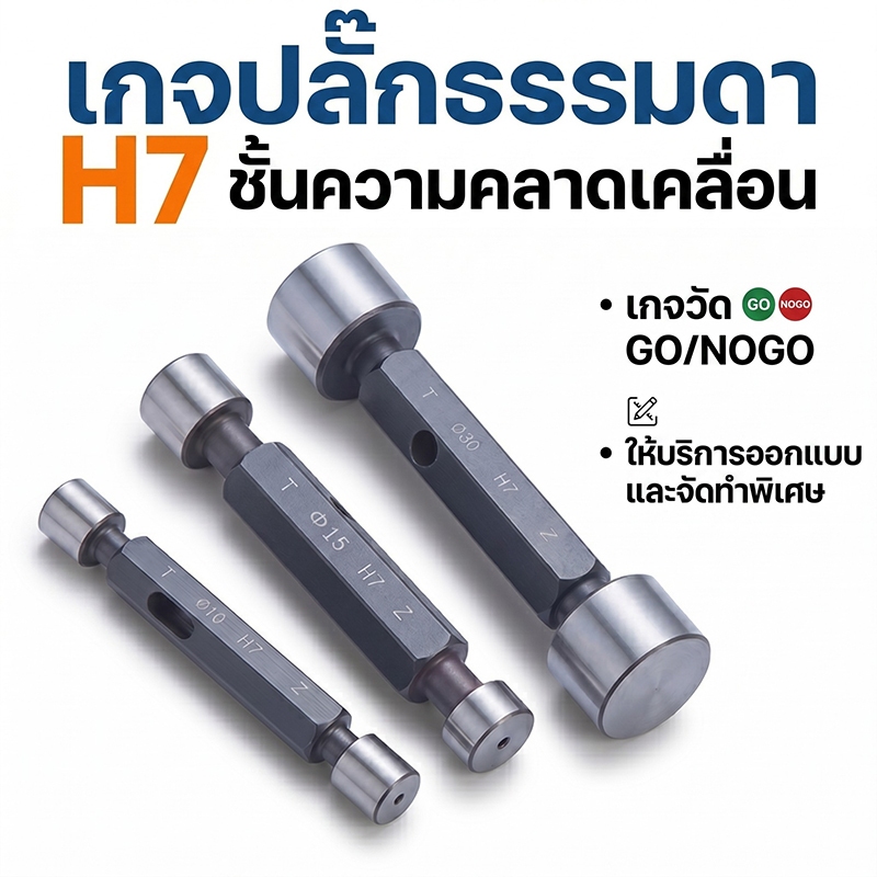 High-Precision Double-Ended Plug Gauge/ปลั๊กเกจสองด้านH7/Go/No-Go/เกจผ่าน/ไม่ผ่าน/Size 3mm-50mm/ช่วงขนาด3mm-50mm/High-Hardness Steel/เหล็กลูกปืนแข็ง/In-Stock/มีสินค้าพร้อม/Customizable/รับสั่งทำ/100% Quality Guarantee/ประกันคุณภาพ/Lipart Official Store