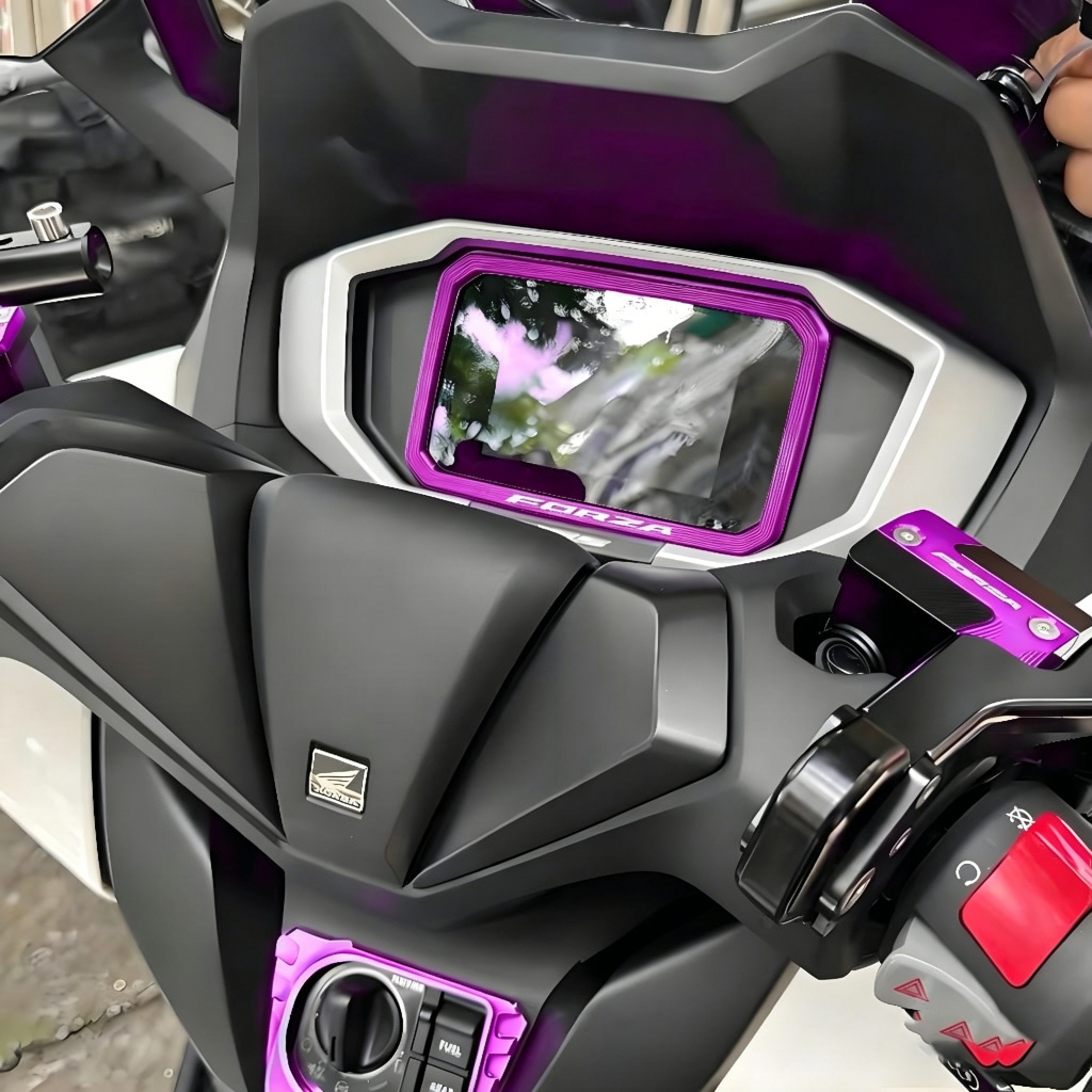 ✨COD✨กรอบป้องกันหน้าจอและแผงหน้าปัดสำหรับ FORZA 350 ปี 2025-2026 ผลิตจากอลูมิเนียมอัลลอยด์ ราคา ถูกที่สุด โปรบีเคเค
