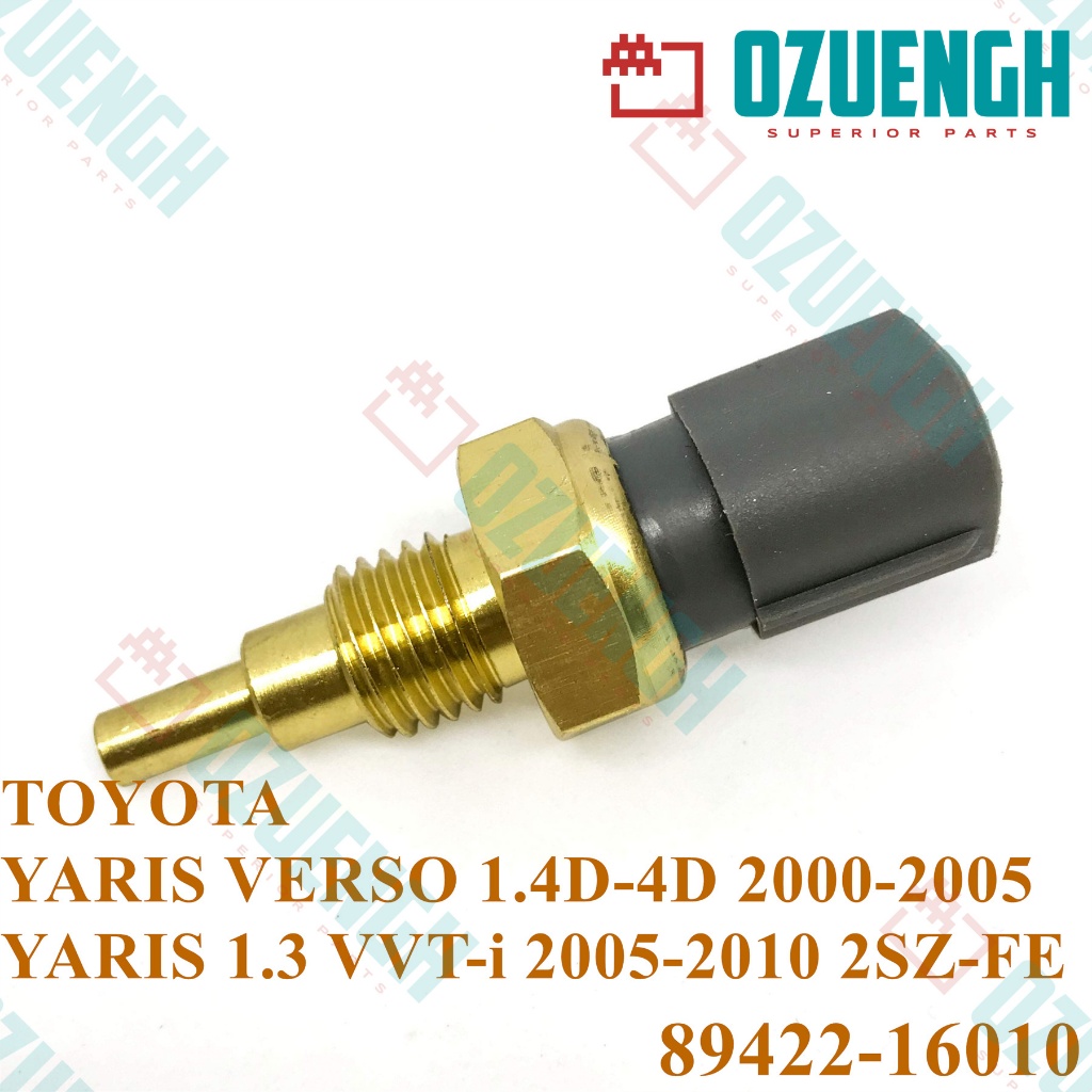 [OZUENGH] เซ็นเซอร์อุณหภูมิน้ําหล่อเย็น YARIS 1999-2017 1SZ-FE /1ND-TV/2SZ-FE 89422-16010 คุณภาพสูง