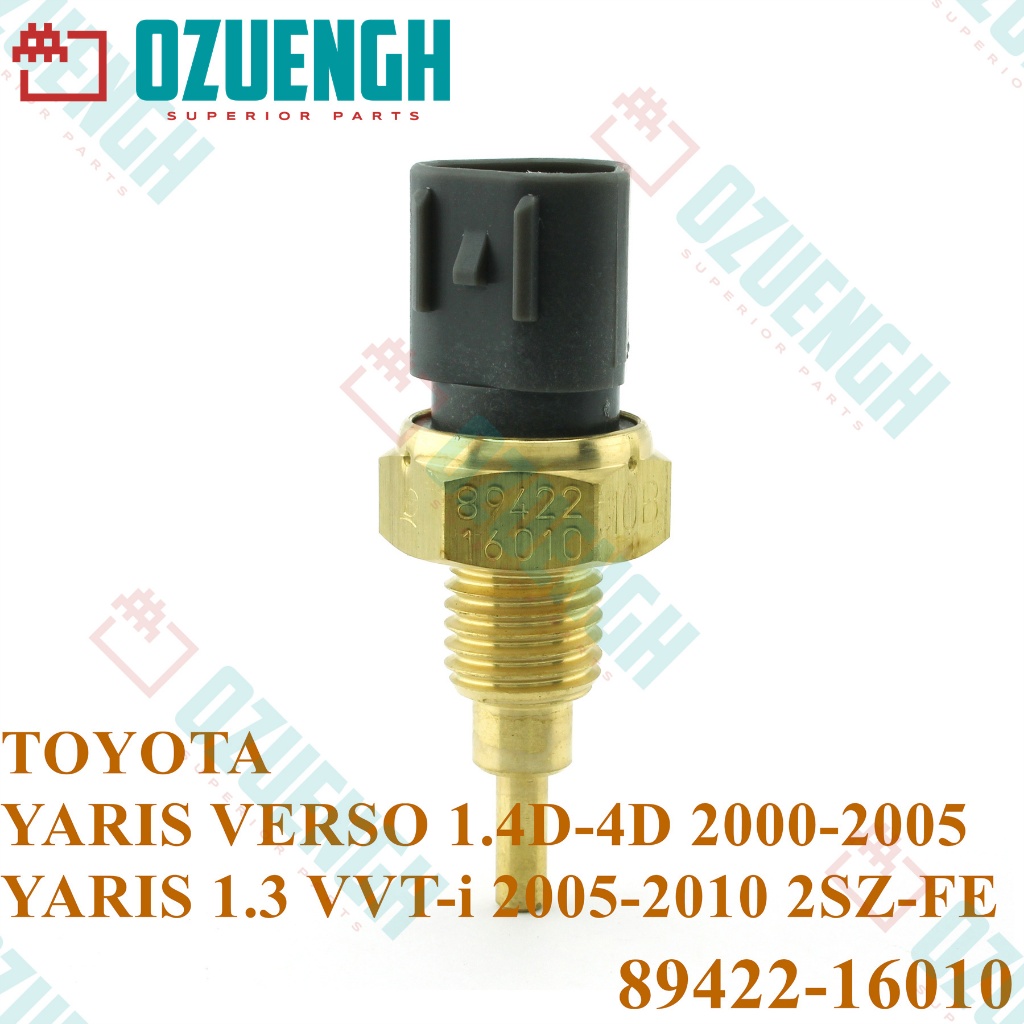 [OZUENGH] เซ็นเซอร์อุณหภูมิน้ําหล่อเย็น YARIS 1999-2017 1SZ-FE /1ND-TV/2SZ-FE 89422-16010 คุณภาพสูง