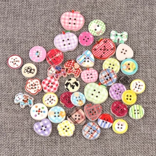 20 ชิ้น 1.2-2.5 ซม.น่ารักพลาสติกการ์ตูนปุ่มสําหรับ DIY Scrapbooking เย็บเสื้อผ้าอุปกรณ์เสริมเด็กเสื้อผ้า Handmade วัสดุ CP4406