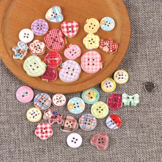 20 ชิ้น 1.2-2.5 ซม.น่ารักพลาสติกการ์ตูนปุ่มสําหรับ DIY Scrapbooking เย็บเสื้อผ้าอุปกรณ์เสริมเด็กเสื้อผ้า Handmade วัสดุ CP4406