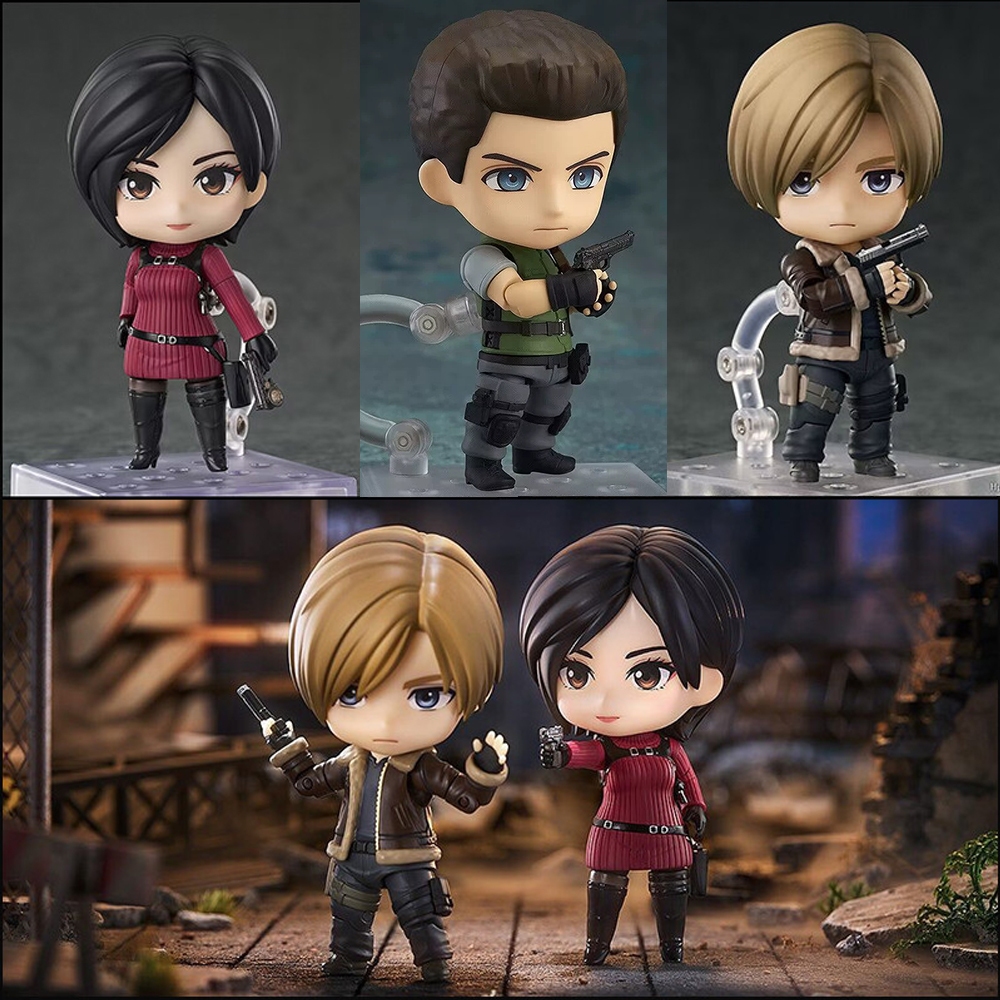 Resident Evil 2761# Ada Wong Leon Nendoroid Action Figure ของเล่นสะสม