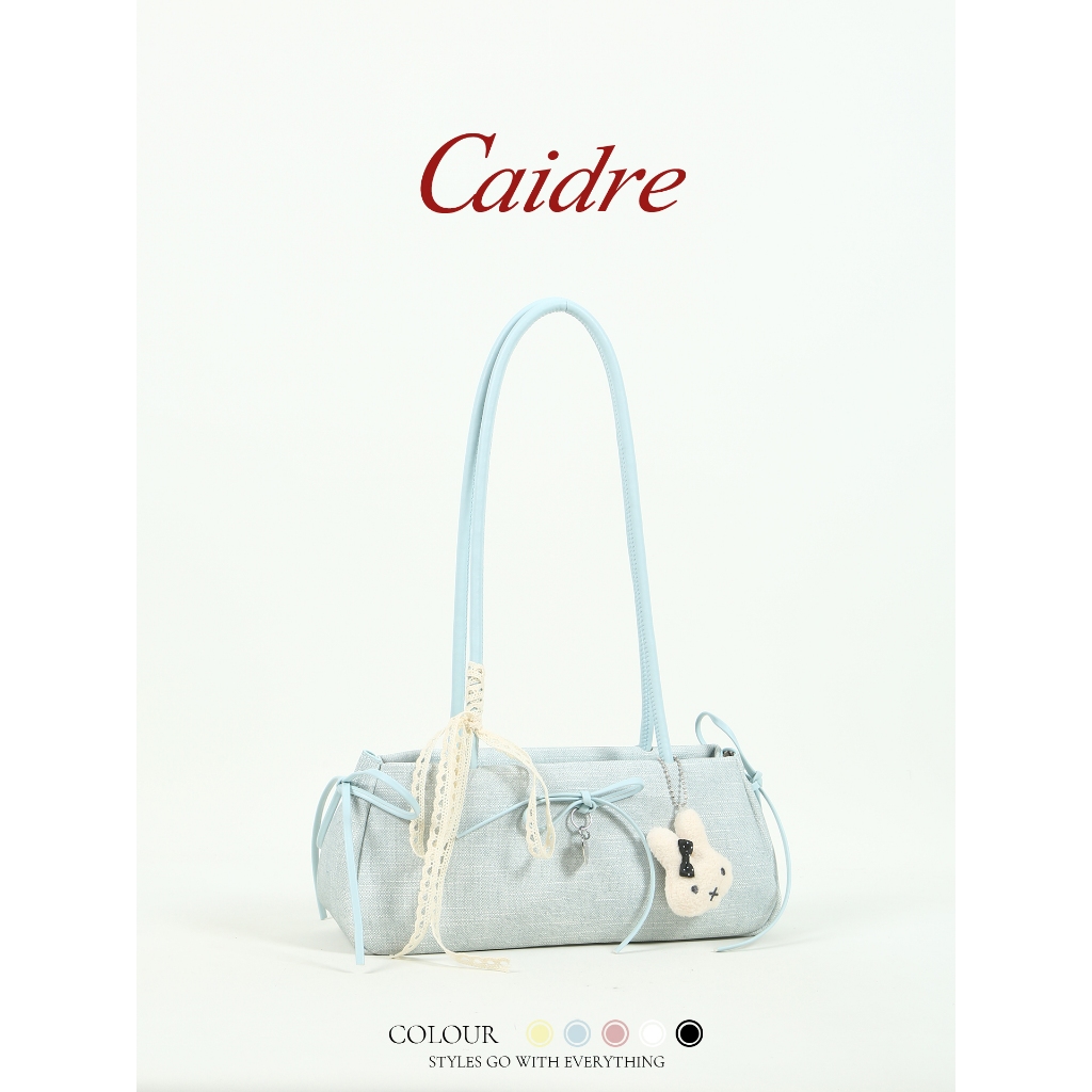 Caidre Niche Cute Portable Baguette Bag Commuter Small Bag Shoulder Armpit Bag