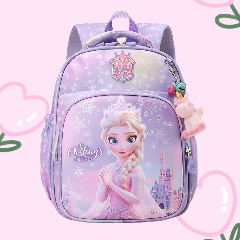3-8ปี กระเป๋าเป้นักเรียน กระเป๋านักเรียนหญิง school bag ความจุสูง การ์ตูน กันน้ำ【จัดส่งจากประเทศไทย】