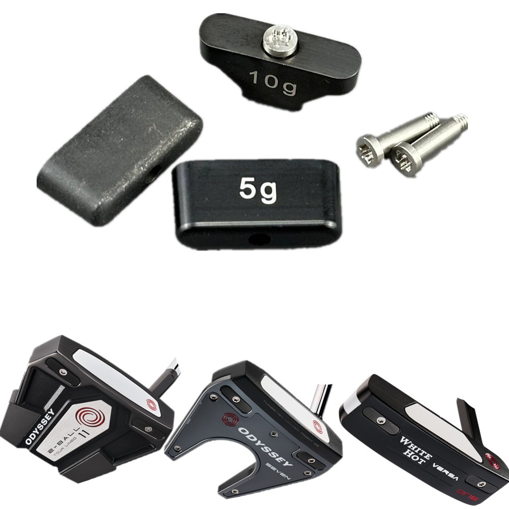 5g-25g 2pcs น้ําหนักกอล์ฟสําหรับ Odyssey Tri-Hot 5 K/Eleven/สีขาว Hot Versa Putter Club Head น้ําหนั