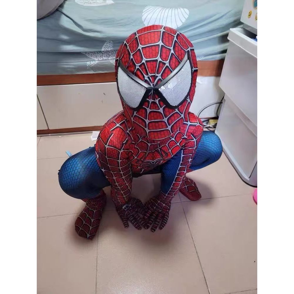 COS Spider-Man Clothes Extraordinary Boy Suit Costume Parent-Child Same Style