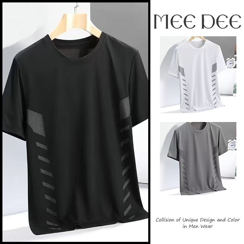 เสื้อยืดผู้ชายบางแห้งเร็ว ระบายความชุ่มชื้นได้ดี เหมาะสำหรับฤดูร้อน!