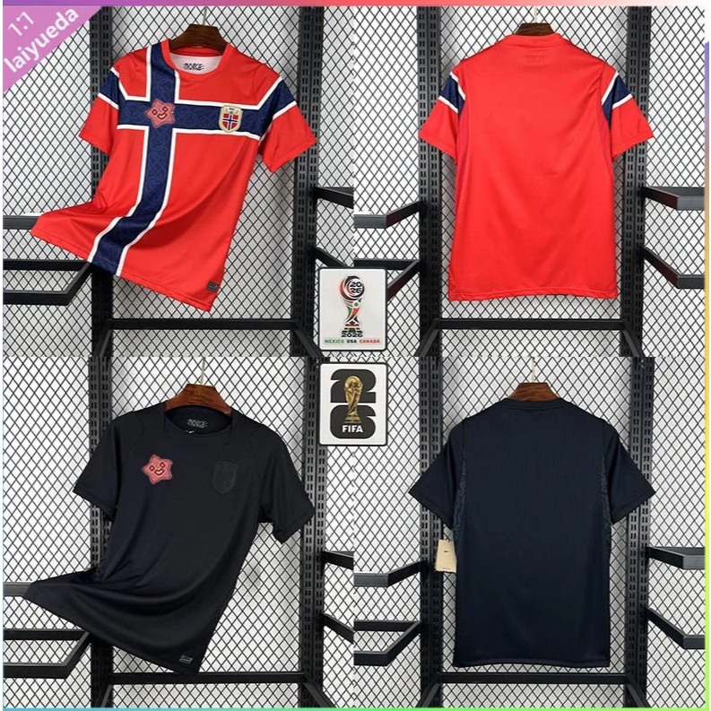 2026 เสื้อบอล ฟุตบอลโลก นอร์เวย์ เหย้า และ เยือน [ เวอร์ชั่นแฟน ]