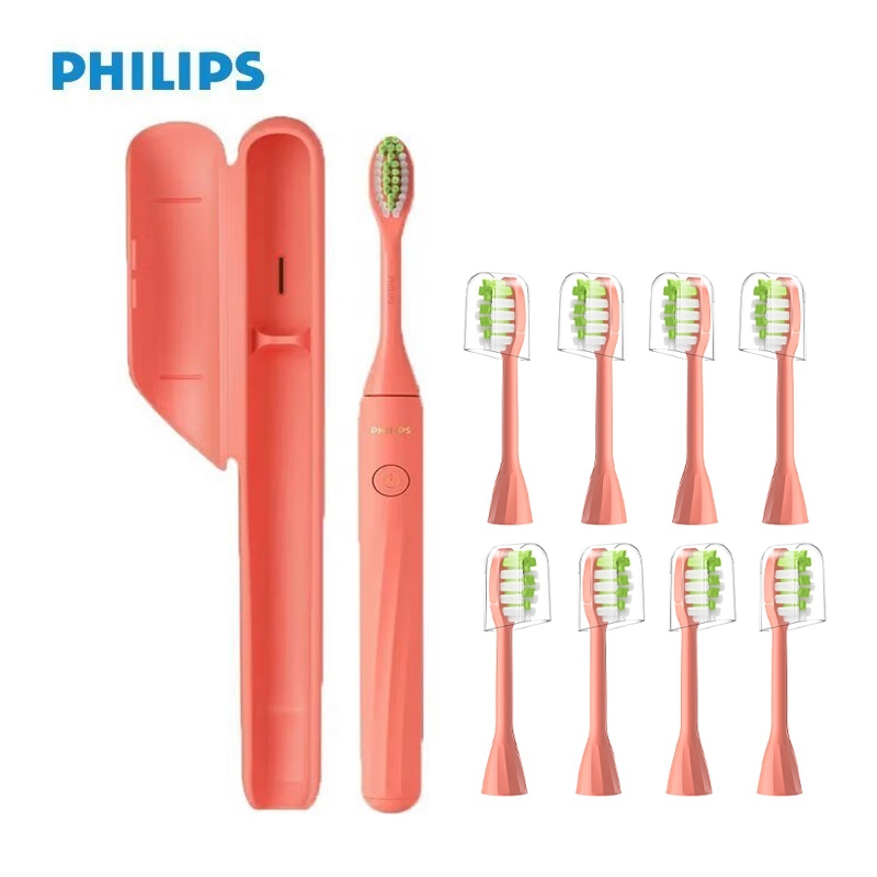 แปรงสีฟันไฟฟ้า Philips Sonicare One Series แบตเตอรี่ AAA ตัวจับเวลา 2 นาที แปรงสีฟันโซนิคขนแปรงนุ่มพร้อมเคสเดินทาง