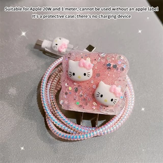 WBTH น่ารัก Charger Data Cable Case สําหรับ 20W Charger Case Protection Cover Winding Kit Anti-break ป้องกัน Vary