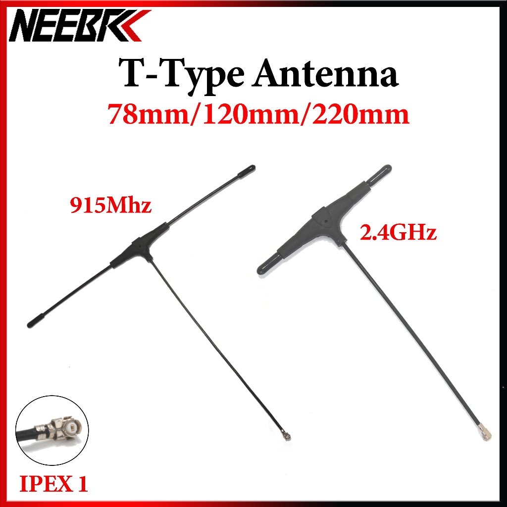 915MHz 2.4GHz 78/120/220 มม.T-type เสาอากาศ IPEX 1 IPEX1 สําหรับ RC FPV Racing Drone Freestyle