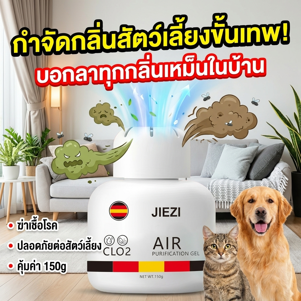 🐱กำจัดกลิ่นที่ต้นตอ ป้องกันแบคทีเรียได้ยาวนาน ซื้อ 2 แถม 1🐶กำจัดกลิ่นฉี่แมว กำจัดกลิ่นสัตว์เลี้ยง กำจัดกลิ่นทรายแมว กำจัดกลิ่นสุนัข ขจัดกลิ่นตัวสุนัข กลิ่นอึสัตว์เลี้ยง