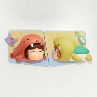 POP MART CRYBABY Cry Me an Ocean Series Fridge Magnet