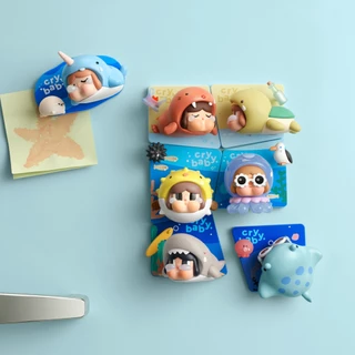 POP MART CRYBABY Cry Me an Ocean Series Fridge Magnet