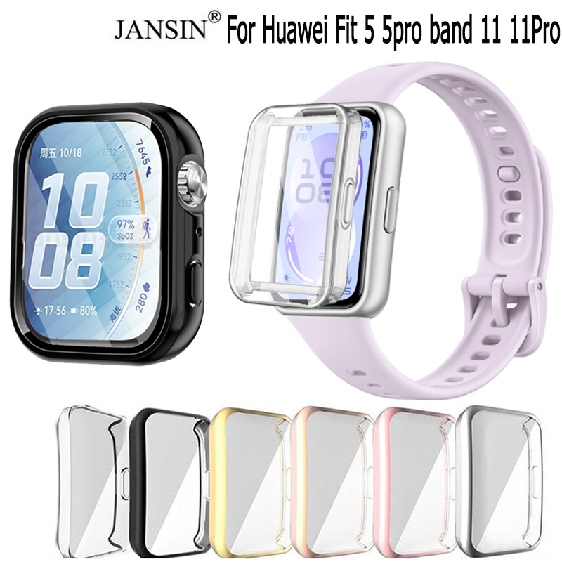 เคสโทรศัพท์มือถือ Tpu สําหรับ Huawei Watch Fit 5 5Pro band 11 11 Pro Watch Fit 4 Pro fit 4