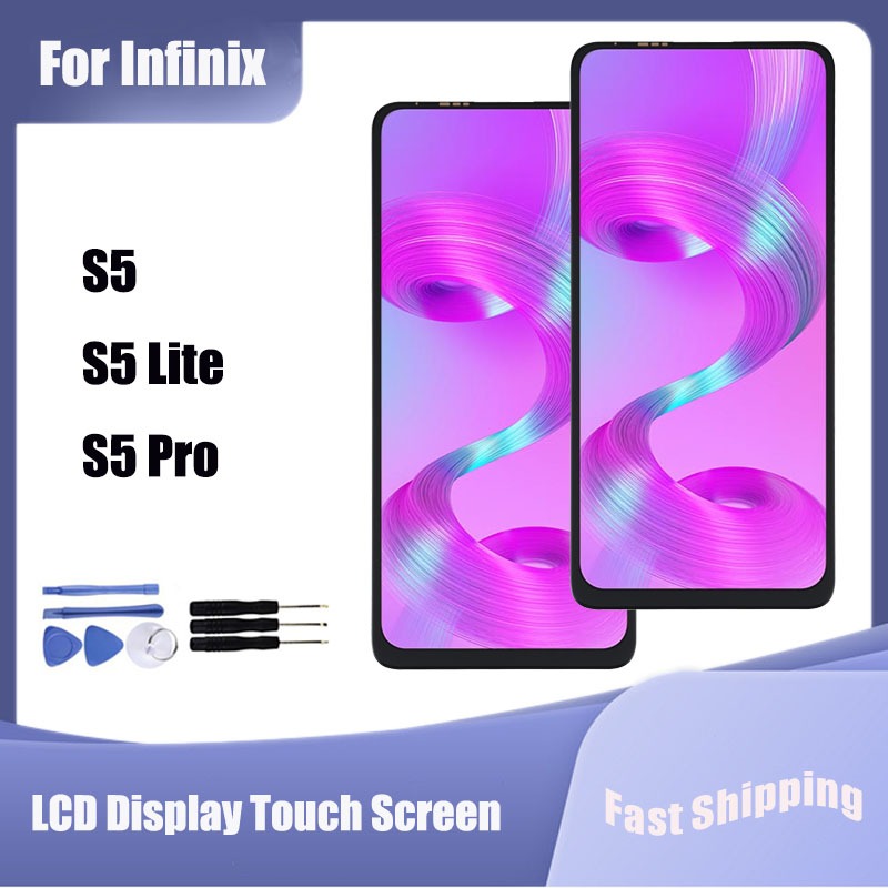 สําหรับ Infinix S5 X652 S5 Lite X652B S5 Pro X660 จอแสดงผล LCD หน้าจอสัมผัส