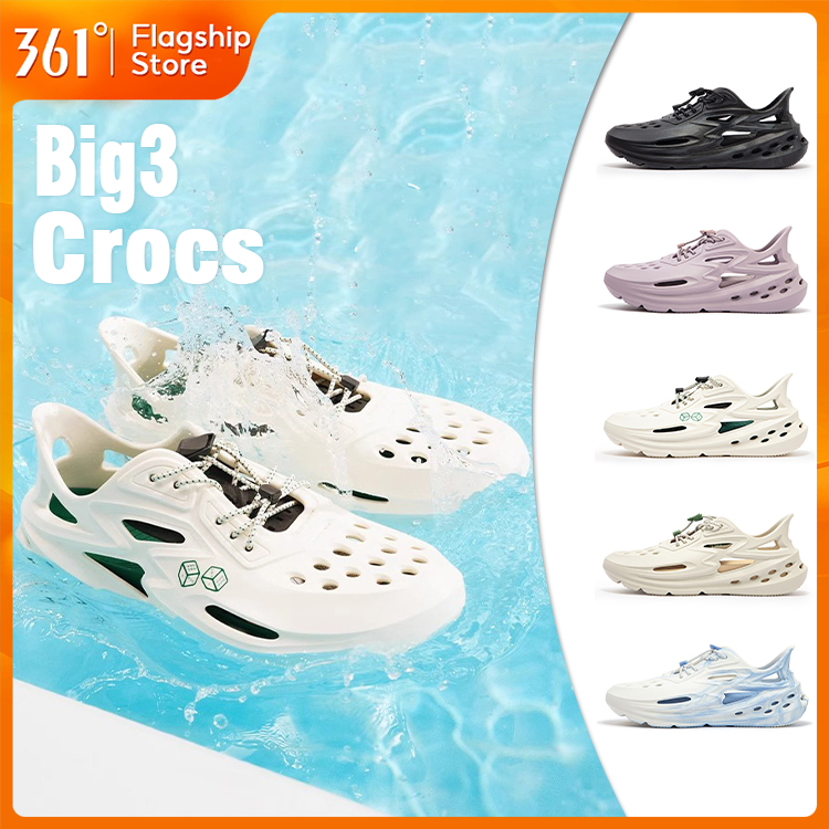 【361 Degrees】Big3 | รองเท้าแตะผู้ชาย 672426717