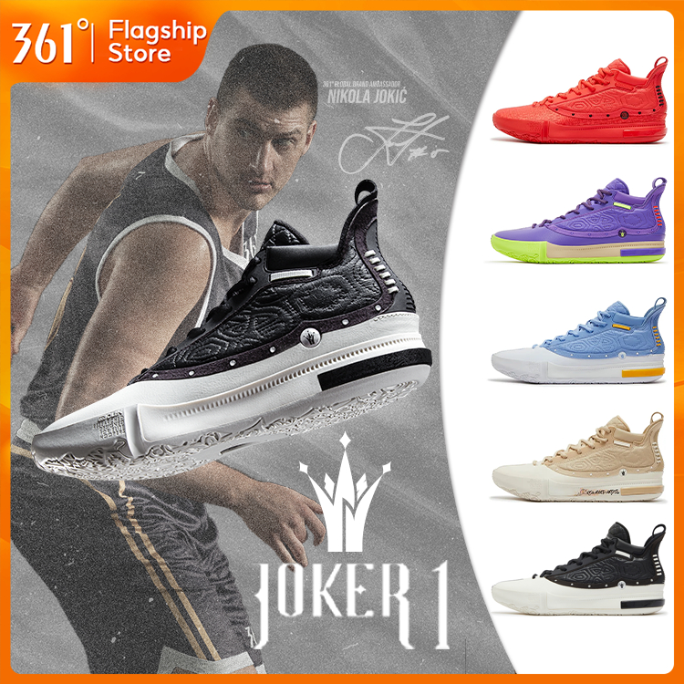 【361 Degrees】Joker 1 | รองเท้าบาสเก็ตบอลของโยคิช ทรงหุ้มข้อกลาง ทนทาน และเหมาะสำหรับทั้งในสนามและฝึก