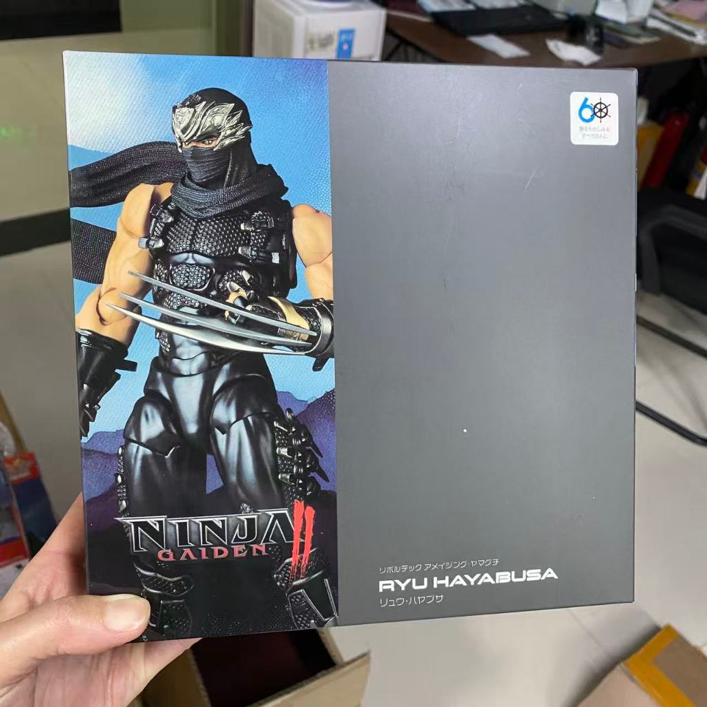 Kaiyodo Revoltech Amazing Yamaguchi Ninja Gaiden Ryu Hayabusa ฟิกเกอร์ Pvc