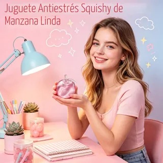 Apple Squeeze ของเล่นบรรเทาความเครียดและ Vent Anger Fidget ของเล่นช้า Rebound Fidget บีบของเล่นเพื่อบรรเทาความเครียดสําหรับ ADHD