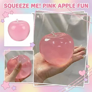 Apple Squeeze ของเล่นบรรเทาความเครียดและ Vent Anger Fidget ของเล่นช้า Rebound Fidget บีบของเล่นเพื่อบรรเทาความเครียดสําหรับ ADHD