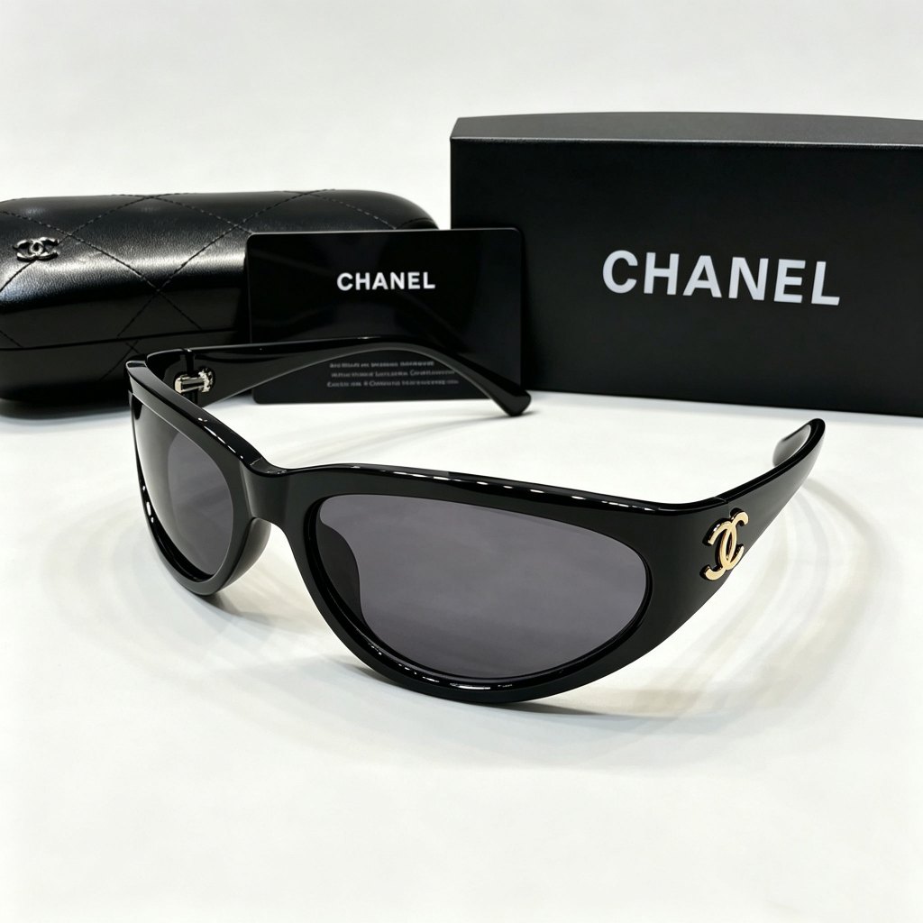 2025 Trending Black Wrap Cat Eye แว่นตากันแดด Y2K Retro UV400 ป้องกัน Unisex หรูหราแรงบันดาลใจ Shades