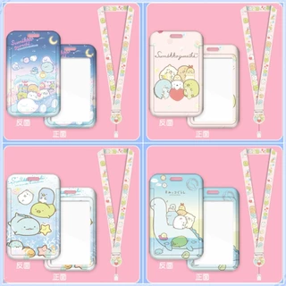 Sumikkogurashi ที่ใส่บัตรรถบัสแบบยืดหดได้ ที่ใส่บัตรป้าย ป้ายชื่อ ที่ใส่บัตรประจําตัว#FT99