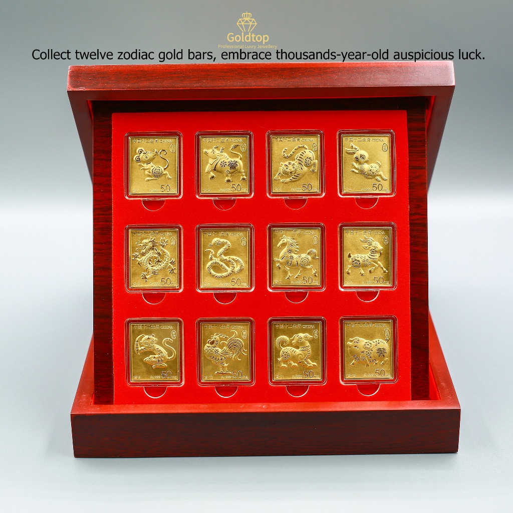 Goldtopชุดป้ายราศีมงคล (0.6g) 999/24K ทองคําบริสุทธิ์แท่ง-ราคาโปรโมชั่น & สินค้ามีจํานวนจํากัด-2026 Limited Edition