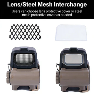 Protector ฝาครอบยุทธวิธี Red Dot Sight ขอบเขตยิงฆ่าแฟลชการล่าสัตว์เล็ง Optical Cover Accessorie สําหรับ EOTECH 558 2.0 3.0