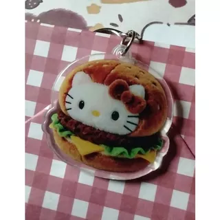 Sanrio Hello Kitty McDonalds Merchandise อะคริลิคพวงกุญแจจี้กระเป๋าเป้สะพายหลัง
