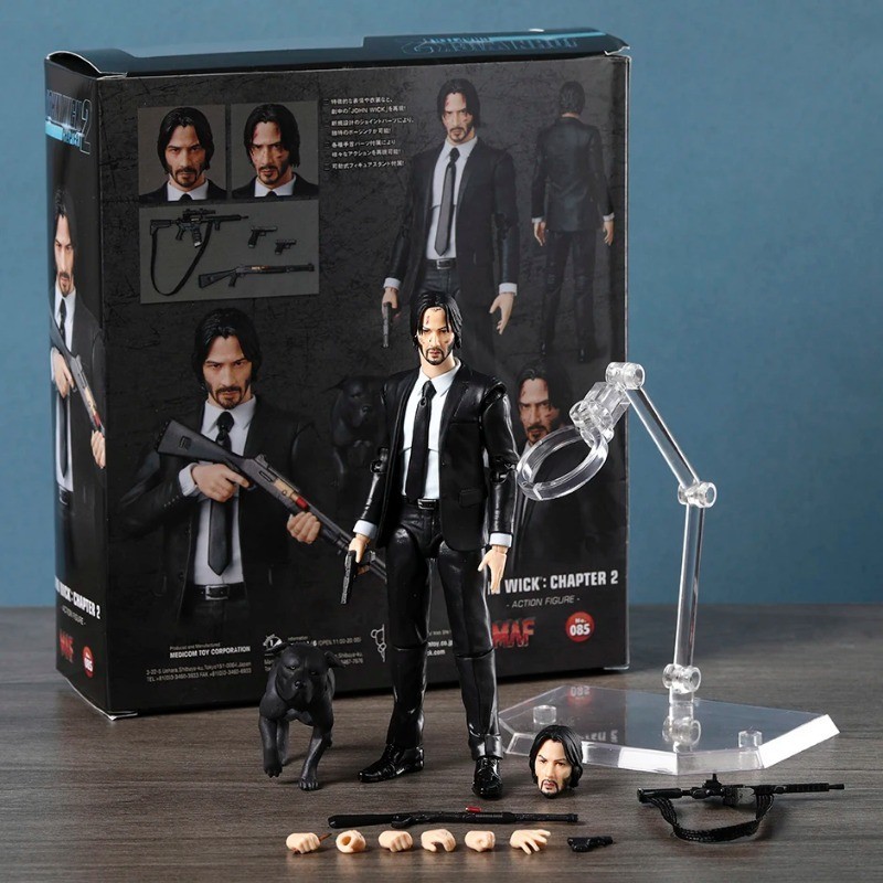 MAFIX 212 JOHN WICK Action Figure 16 ซม.อะนิเมะรูปสะสมการกระทําอะนิเมะตัวอักษร