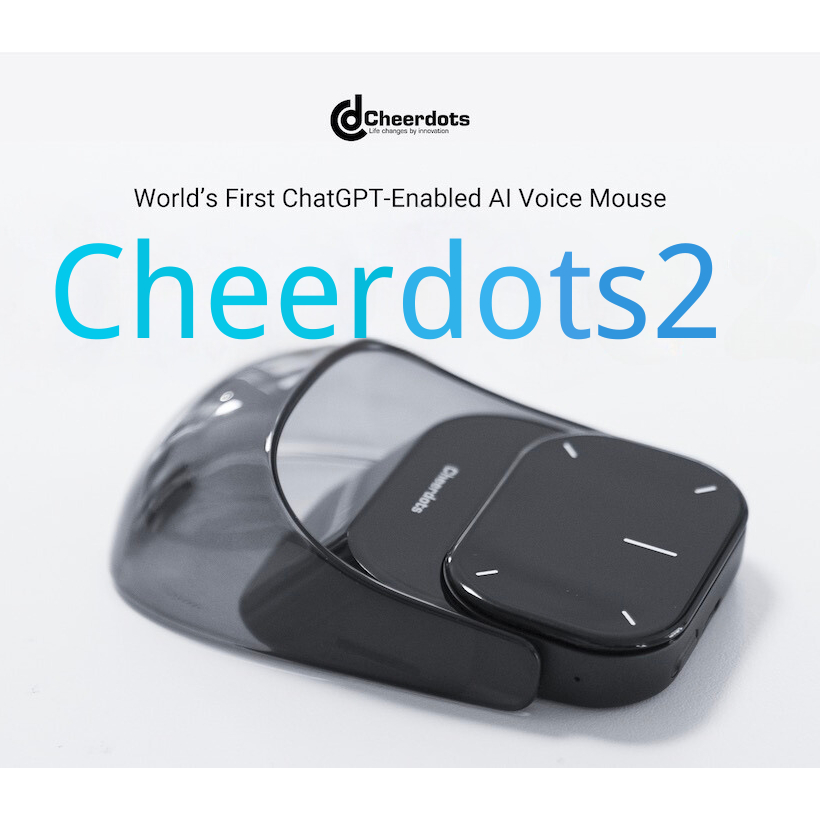 Cheerdots2 Detachable Smart Mouse ทัชแพดไร้สาย All-in-one Pocket Air Mouse AI การบันทึก เมาส์ Enabled Presenter รีโมทสมาร์ทโฟน Wireless Mouse