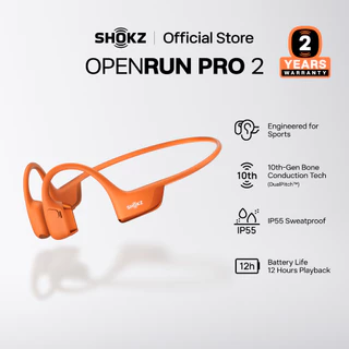 SHOKZ S820 OpenRun Pro 2 DualPitch เพื่อคุณภาพเสียงที่เหนือชั้น | ดีไซน์แบบ Open-Ear เพื่อความปลอดภัยส่วนบุคคล | สวมใส่กระชับ มั่นใจในทุกการฟัง | ใช้งานได้ยาวนาน 12 ชั่วโมง เพื่อการฟังที่ต่อเนื่อง