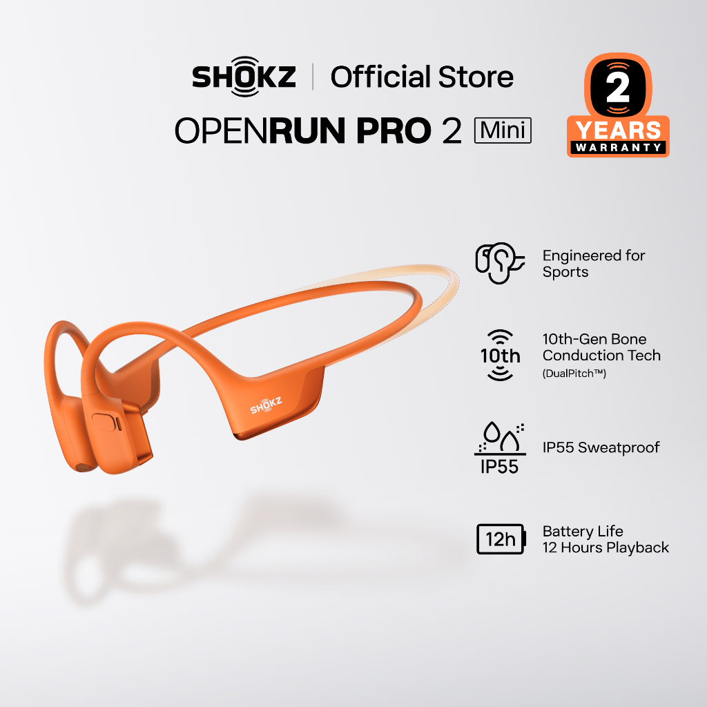 SHOKZ OpenRun Pro 2 Mini Bone Conduction Sports Headphones