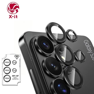 X-IT สําหรับ Samsung Galaxy S26 S25 S24 S23 S22 Ultra ตัวป้องกันเลนส์กล้อง, HD Clear, ป้องกันรอยขีดข่วน, กระจกนิรภัยบางเฉียบพร้อมอลูมิเนียม Edging