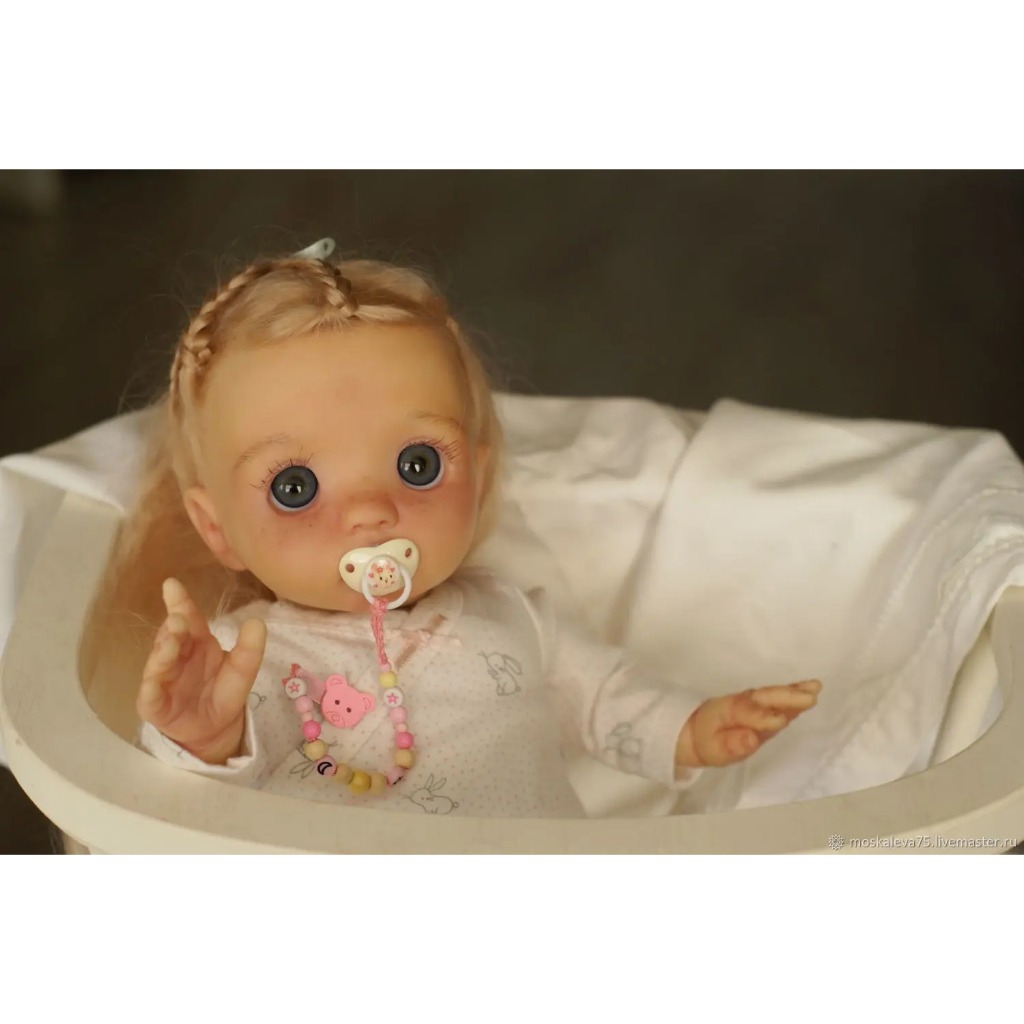 NPK 16 นิ้วยังไม่เสร็จ Unpainted Reborn Peeka ตุ๊กตาชุด DIY ตุ๊กตาอะไหล่หน้าท้องและผ้า Body