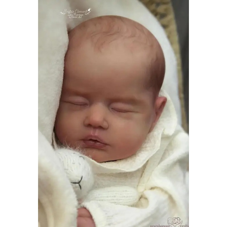 NPK 21 นิ้ว Unfinished Unpainted DIY ตุ๊กตาอะไหล่ Reborn Zain Sleeping Baby Kit Bebé Handmade ชุดเปล่า
