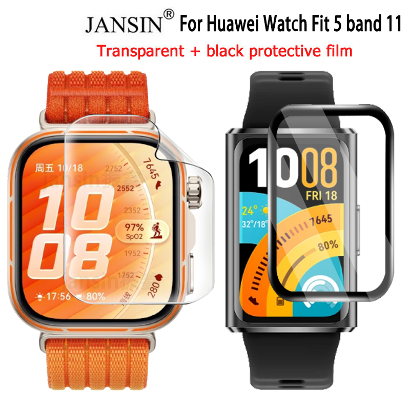 ฟิล์มกันรอย Huawei watch fit 5 5Pro band 11 11Pro Watch 4 3D ไฮโดรเจล ฟิล์มกันรอย ฟิล์ม fit 4 Pro New Smartwatch