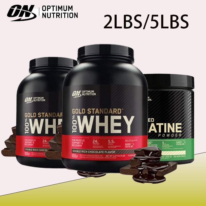 Optimum Nutrition 100% ORIGINAL ON เวย์มาตรฐานทอง 2LBS/5lbs