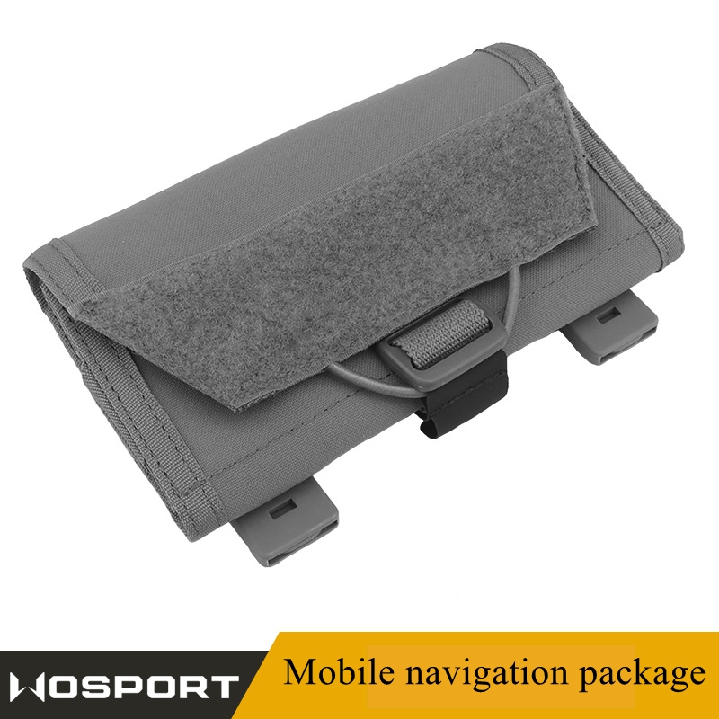 WOSPORT TWINFALCONS TW-P122 MOLLE ระบบใส่กระเป๋านําทางโทรศัพท์มือถือสนามกลางแจ้ง
